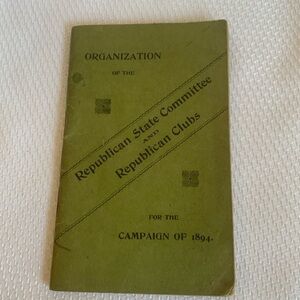 Antique New Hampshire Republican Booklet